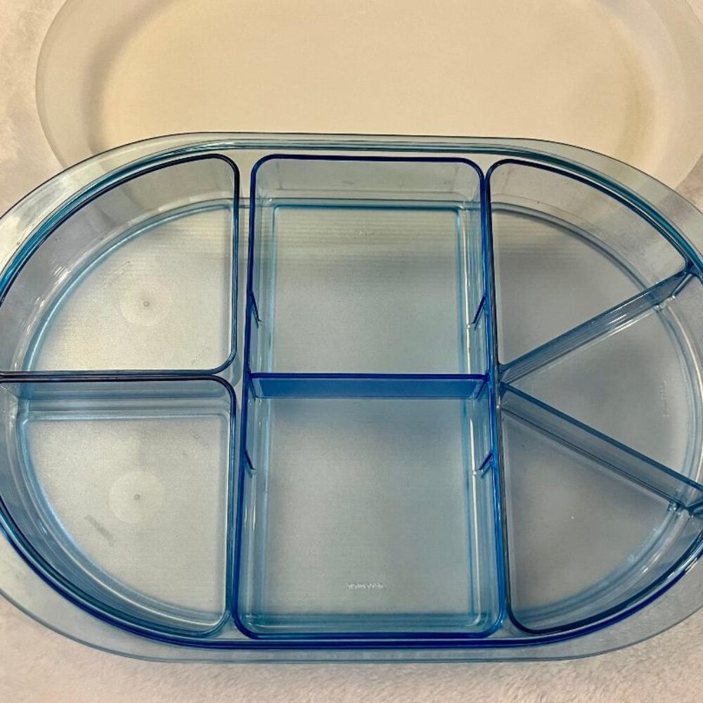 Vintage Tupperware Preludio Serving Tray Set